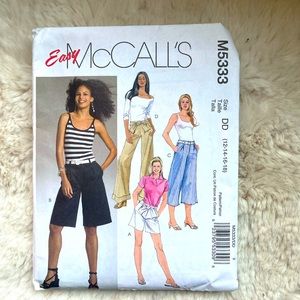 Sold Uncut pant/shorts patterns sizes 12-18